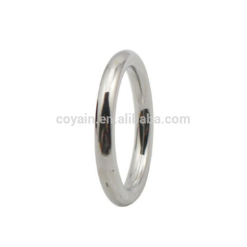 High Polish Finish 316L Stainless Steel Thin Ring